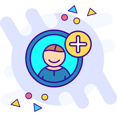 avatar erkek insan simgesi - özet biçimi