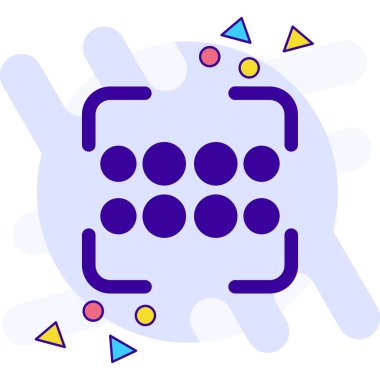 Ağ web simge vektör çizim