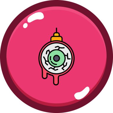 Çizgi film simgesinin vektör çizimi