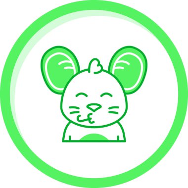 şirin tavşan vektör illüstrasyonu