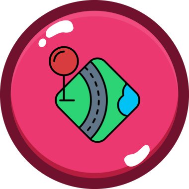 araba kazası web basit illüstrasyon