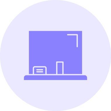 Modern simgenin vektör illüstrasyonu