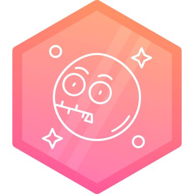 Cadılar Bayramı simgesi, vektör illüstrasyonu