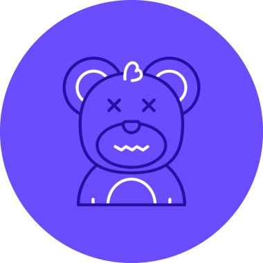 emoji simgesi vektör illüstrasyonu