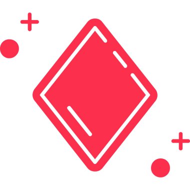 Casino Chip simgesinin vektör illüstrasyonu