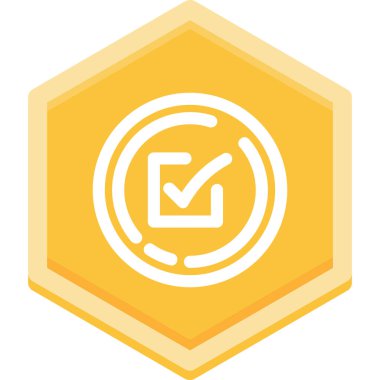 İşaretleme simgesinin vektör illüstrasyonu