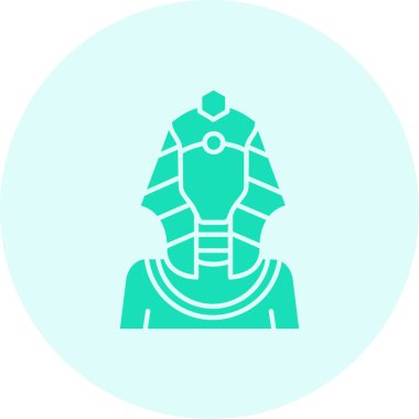 Beyaz arkaplanda izole edilmiş yeşil çizgi Hint simgesi. vektör.