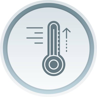 termometre simgesi vektör illüstrasyonu