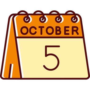 Takvim simgesi vektör illüstrasyonu