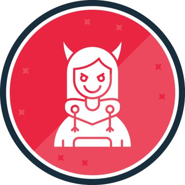 Vampir simgesi vektör illüstrasyonu