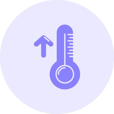 termometre simgesi vektör illüstrasyonu