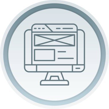 seo modern simgesinin vektör illüstrasyonu