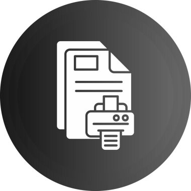 Vektör belgesi Simge illüstrasyonu