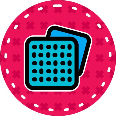 Bir kumarhane oyununun vektör illüstrasyonu