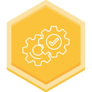 Teçhizat Web simgesi basit illüstrasyon