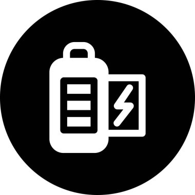 Pil. Web simgesi basit illüstrasyon