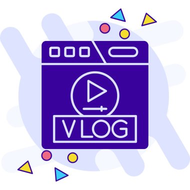 video oynatma simgesi vektör illüstrasyon tasarımı