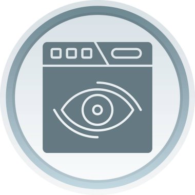 Kamera. Web simgesi basit illüstrasyon