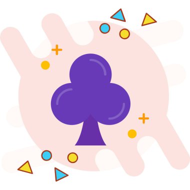 Sihirli ağaç ikonu vektörü. Sihirli işaret. renk izole resimleme