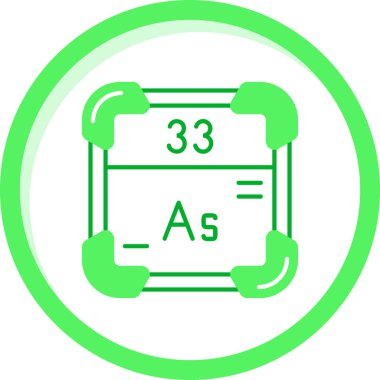 3d kimyasal element simgesi