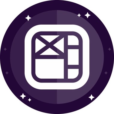 bilet simgesi, basit illüstrasyon tasarımı