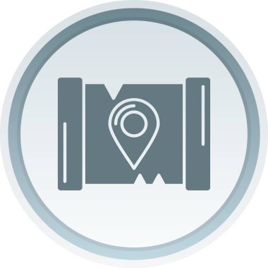 konum pin simgesi vektör illüstrasyonu