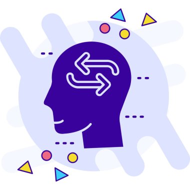 Beyin simge tasarlamak vektör