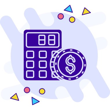 Vektör içinde hesap simgesi. Logotype