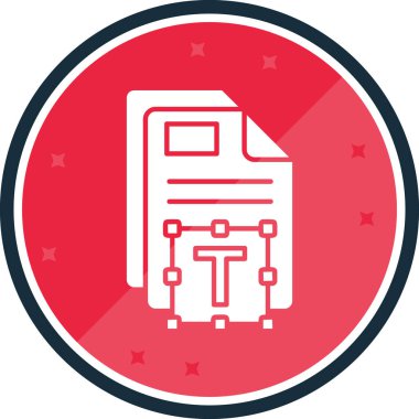 b b simgesinin vektör illüstrasyonu