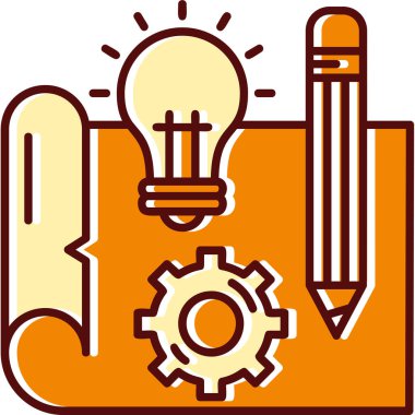 ampul fikri yaratıcılık simgesi