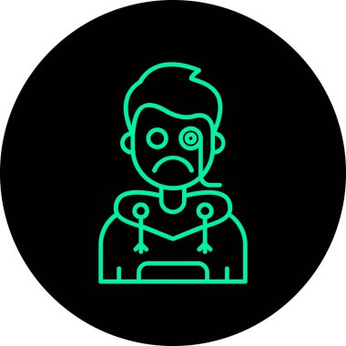 Kişisel ve ticari kullanım için vektör Cadılar Bayramı simgesi...