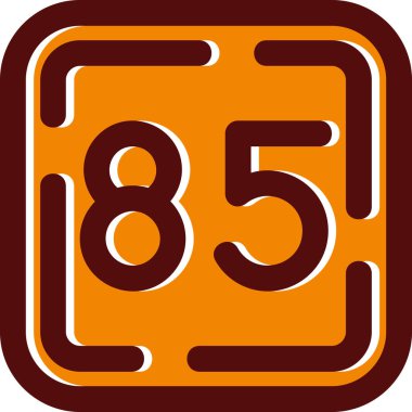 6 numaralı işaret simgesi, vektör illüstrasyonu