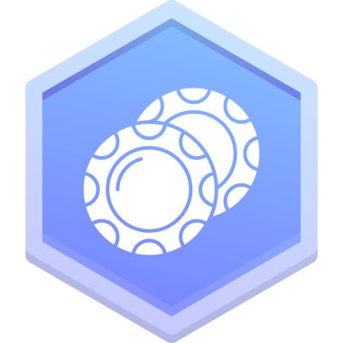 Rozet simge vektör çizim