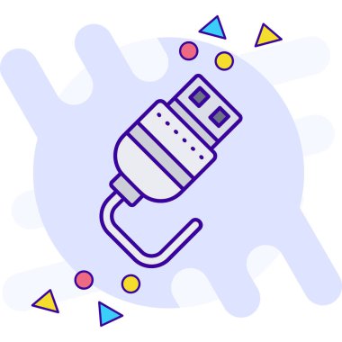 elektrik karıştırıcı modern simge, vektör illüstrasyonu