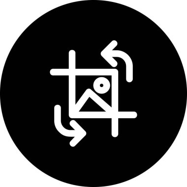 Vektör konumu simge illüstrasyonu