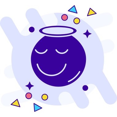 Mutlu bir simgenin vektör çizimi