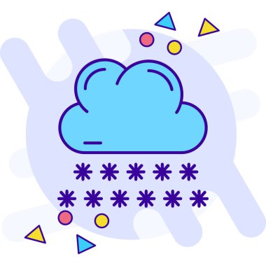 Bulut simgesi tasarım vektörü