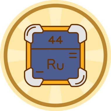 Bozuk para. Düz stil. vektör illüstrasyonu