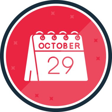 Takvim simgesinin vektör illüstrasyonu