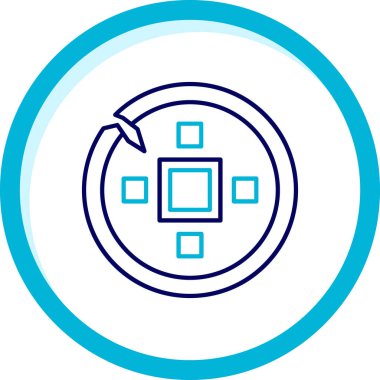 seo modern simgesinin vektör illüstrasyonu