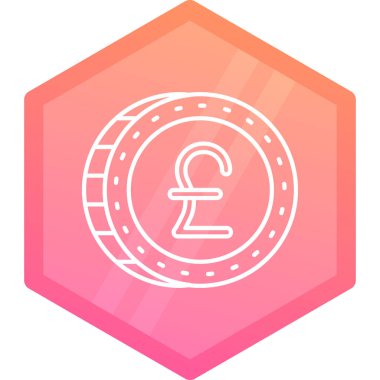 Lirası simge vektör çizim