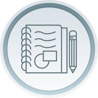 Belge simgesinin vektör illüstrasyonu