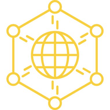 genel bağlantı simgesi, vektör illüstrasyonu