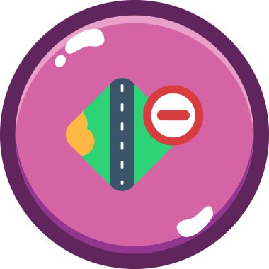 trafik işareti vektör simgesi