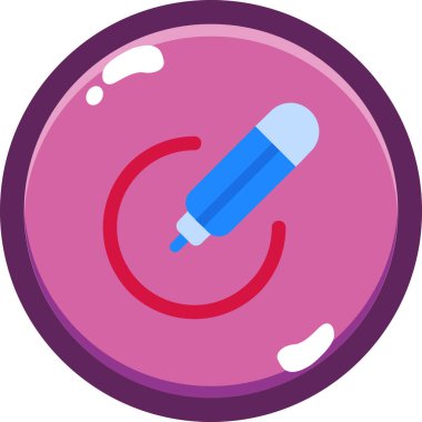 Boya paleti. Web simgesi basit tasarım