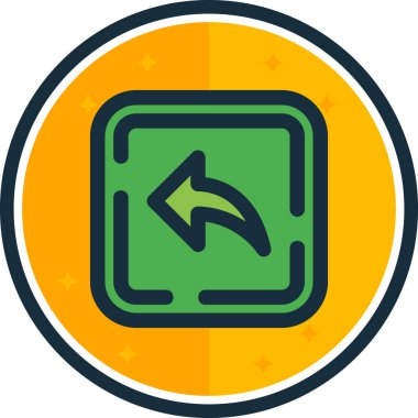 ok simgesi vektör illüstrasyonu