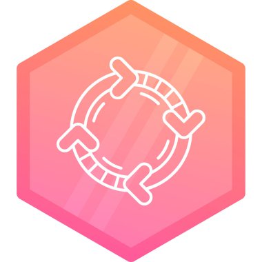 Beyaz arkaplanda izole edilmiş kemik simgesi. Hayvan kemikleri kavramı. Renkli taslak konsepti. vektör.