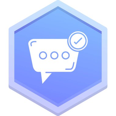 Konuş. Web simgesi basit illüstrasyon