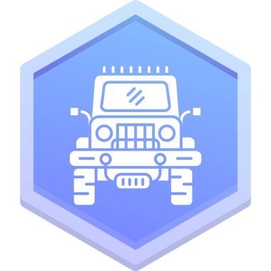 Araba ikonu. Web için araba vektör simgelerinin özet çizimi