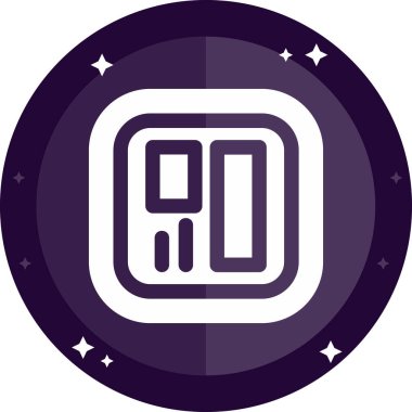 Modern b 'nin vektör illüstrasyonu eksik simgesi